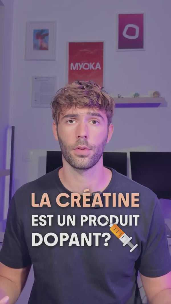 Vidéo éducative visant à debunker les mythes autour de la créatine et le dopage
