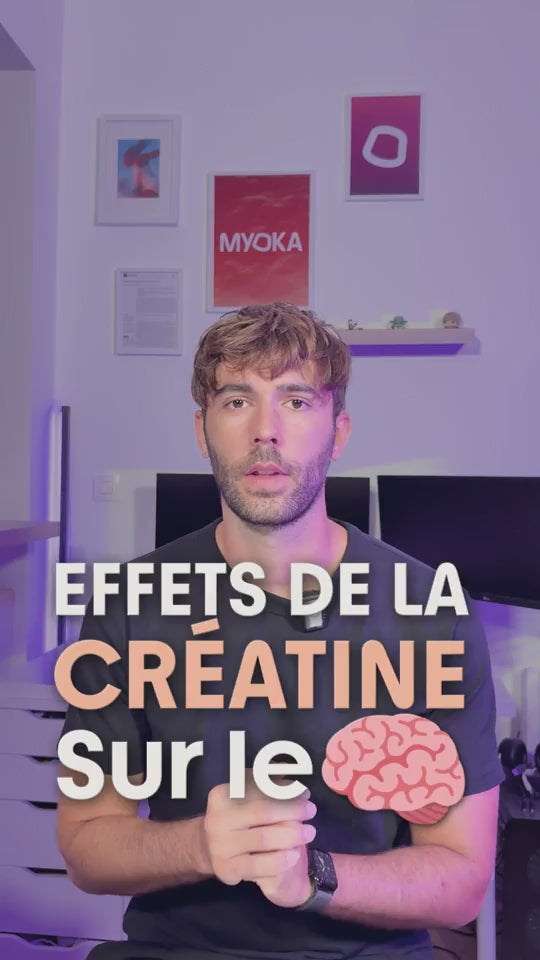 Vidéo explicative sur l’effet de la créatine sur le cerveau et la santé mentale