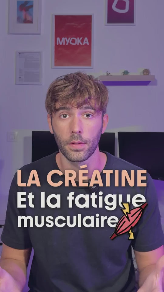 Vidéo d’un coach expliquant les effets de la créatine sur la fatigue musculaire